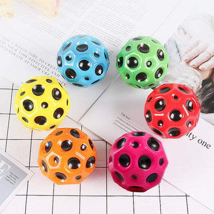 Lot De 4 Balles Rebondissantes Spatiale Moon Bouncing Ball – Balle Lune Caoutchouc PU Haute Élasticité 65 Mm Enfant Adulte Balle Spatiale Rouge Bleu Vert Jaune Lot De 4 Balles Rebondissantes Spatiale Moon Bouncing Ball – Balle Lune Caoutchouc PU Haute Élasticité 65 Mm Enfant Adulte Balle Spatiale Rouge Bleu Vert Jaune
